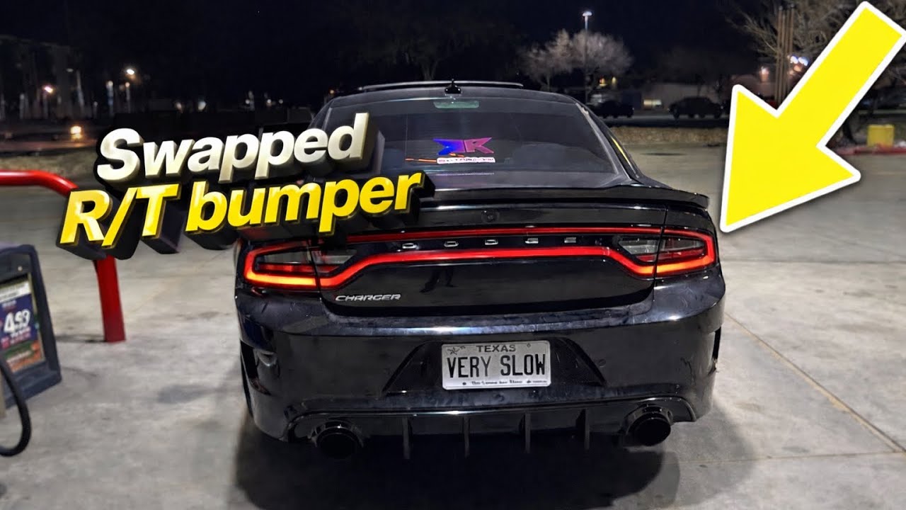 SXT TO SRT REAR BUMPER SWAP!