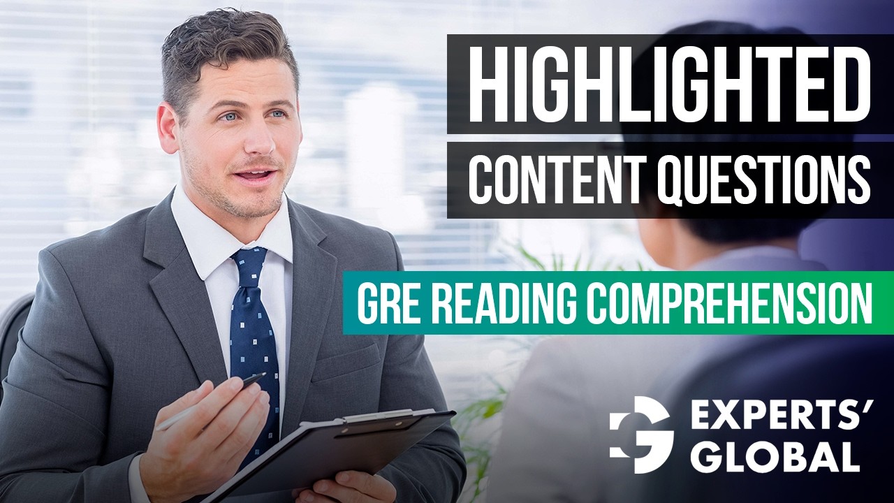 GRE RC: Основные разделы | Стратегия и решенные задачи | Глобальная подготовка к GRE от экспертов