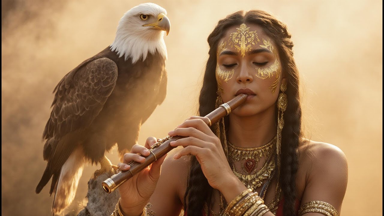🦅 Песнь Священного Орла 🌅 – Шаманская Флейта и Барабаны Небес (без рекламы)