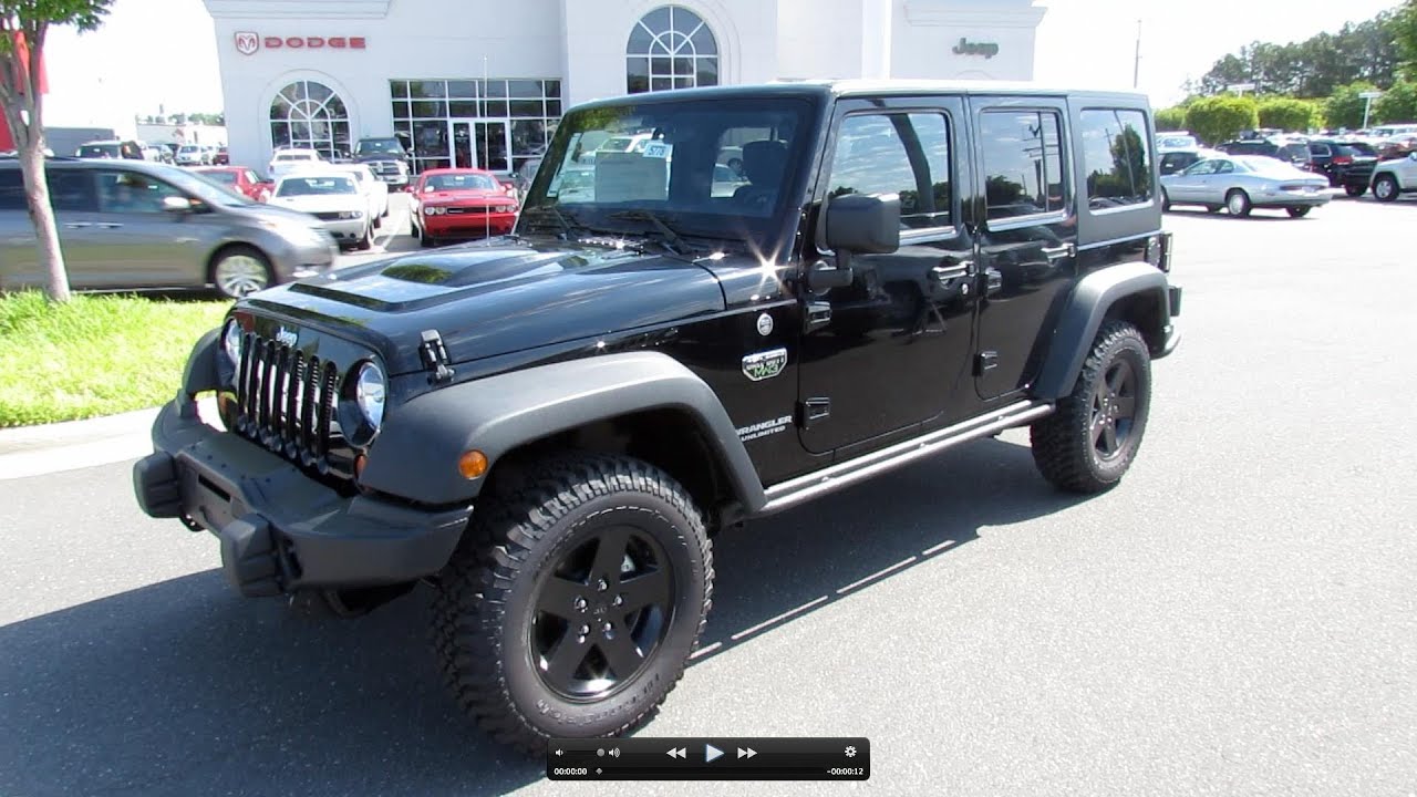 2012 Jeep Wrangler Unlimited Call of Duty MW3 Limited Edition Start Up, Exhaust, and In Depth Review