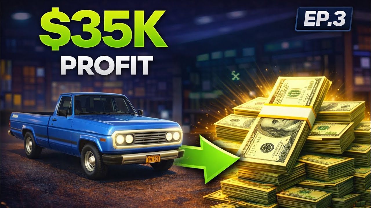 The Dealership Is EXPLODING 💰 5 Car Flip to $35,000! | Car Dealer Simulator PS5 #cardealersimulator