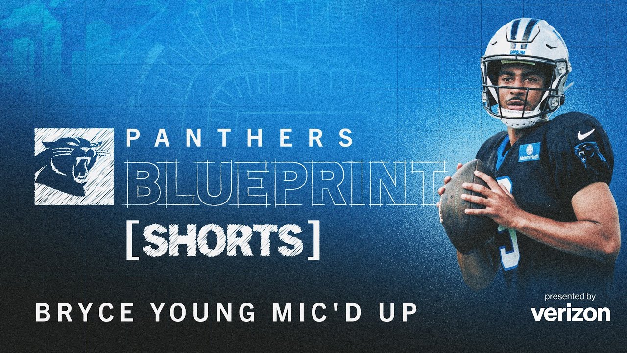 Bryce Young Mic'd Up for Training Camp | Blueprint [SHORTS] | Carolina Panthers