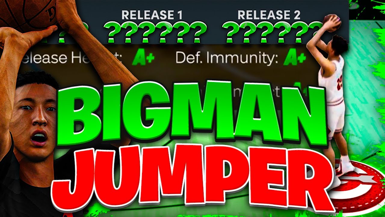 BIGGEST GREEN WINDOW BIG MAN JUMPSHOT NBA 2K23 NEXT GEN & CURRENT GEN! BEST BIG MAN JUMPSHOT 2K23!
