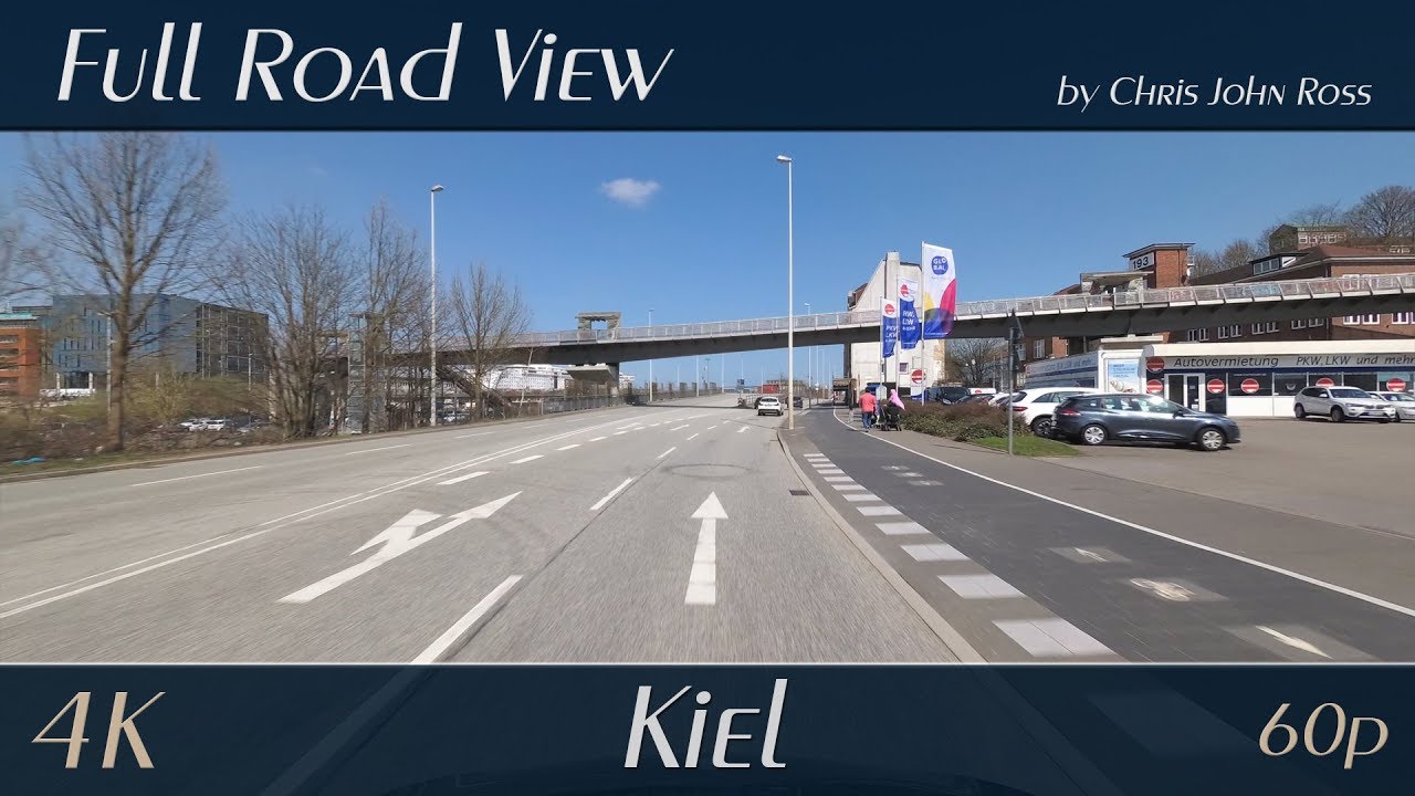 Kiel, Germany: Gaarden-Ost, Werftstraße - 4K (UHD/2160p/60p)