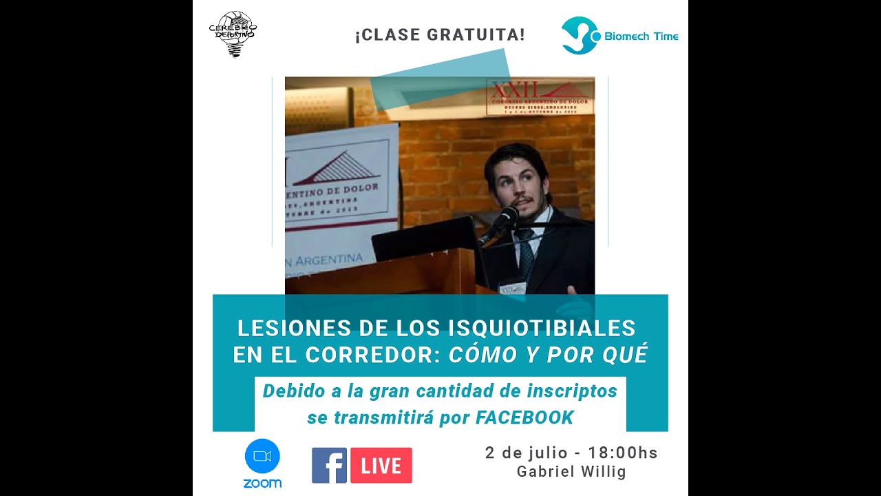Clase de Lesiones de los isquiotibiales en el corredor: cómo y por qué - Gabriel Willig
