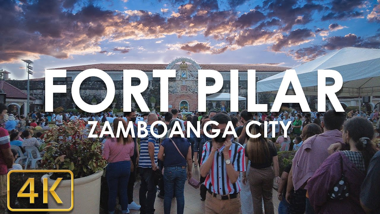 (Nuestra Señora La Virgen del Pilar) FORT PILAR SHRINE Walk Tour 2022, Zamboanga City [4K] PH