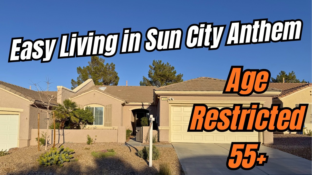 Remodeled Sun City Anthem Townhome Tour | 2 Bed, 2 Bath in Henderson NV