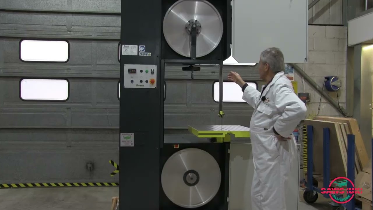 Bonetti 600 TF Maintenance Guide | Vertical Bandsaw Service & Adjustment