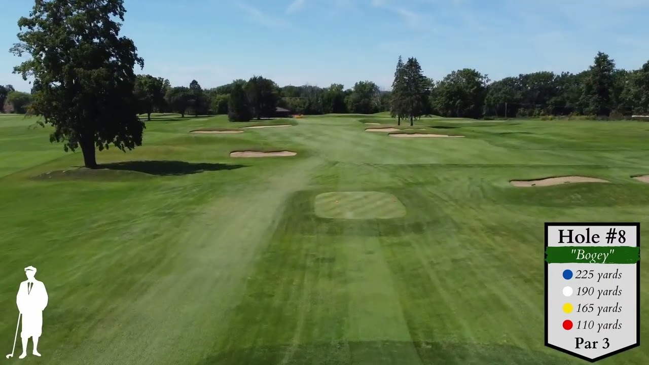 Kenosha Country Club - Donald Ross Designed: Course Fly Over