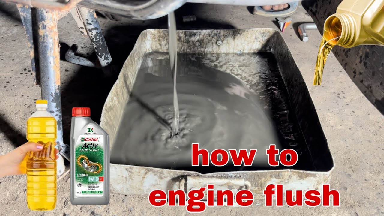 motorcycle ki kachra engine ko flush kase kare Dekhiy ईंजन खोले बगैर आस कसे करे देखिए