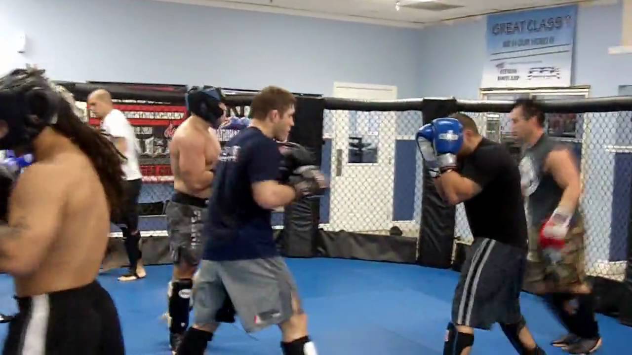 SPY CAM: FFA Miami Kickboxing Sparring Session on 2-17-10!
