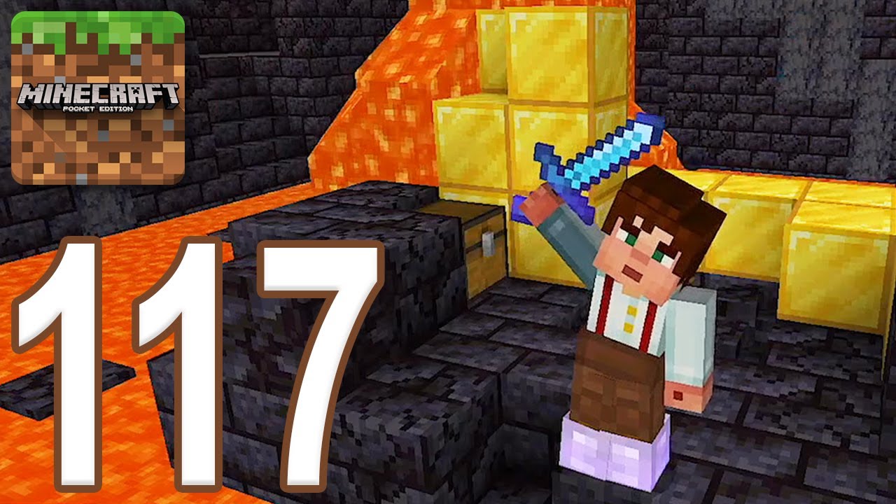 Minecraft Bedrock Survival - Gameplay Walkthrough Part 117 - Nether Castle (iOS, Android)