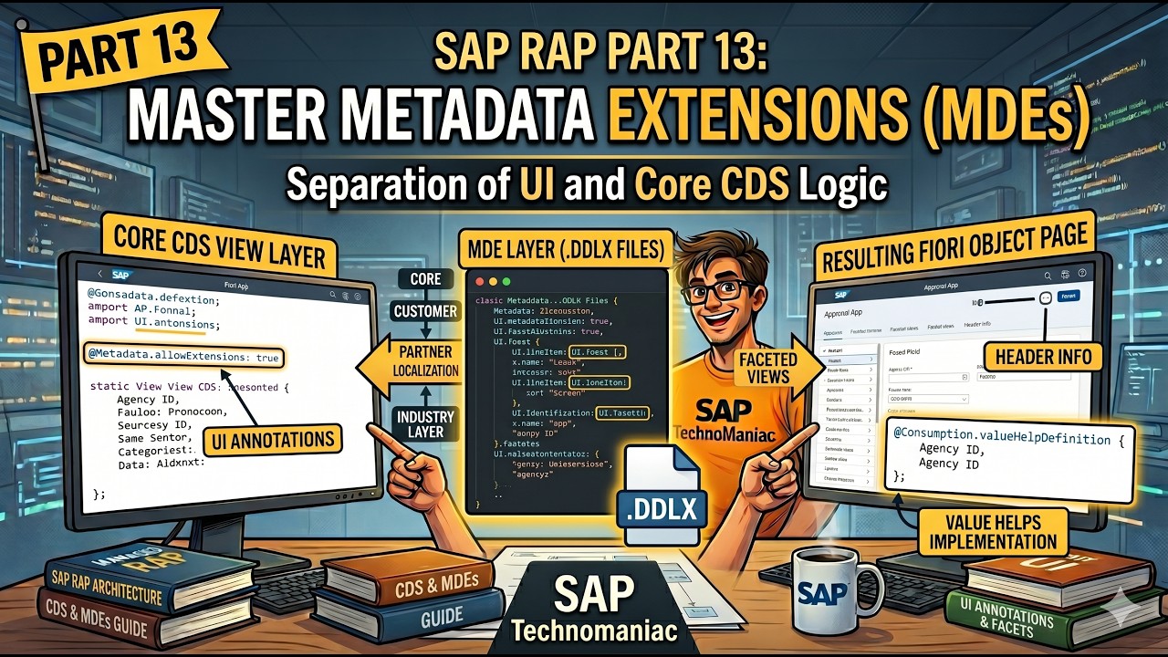 Metadata Extension (MDE) Managed RAP Application (4) Part 13