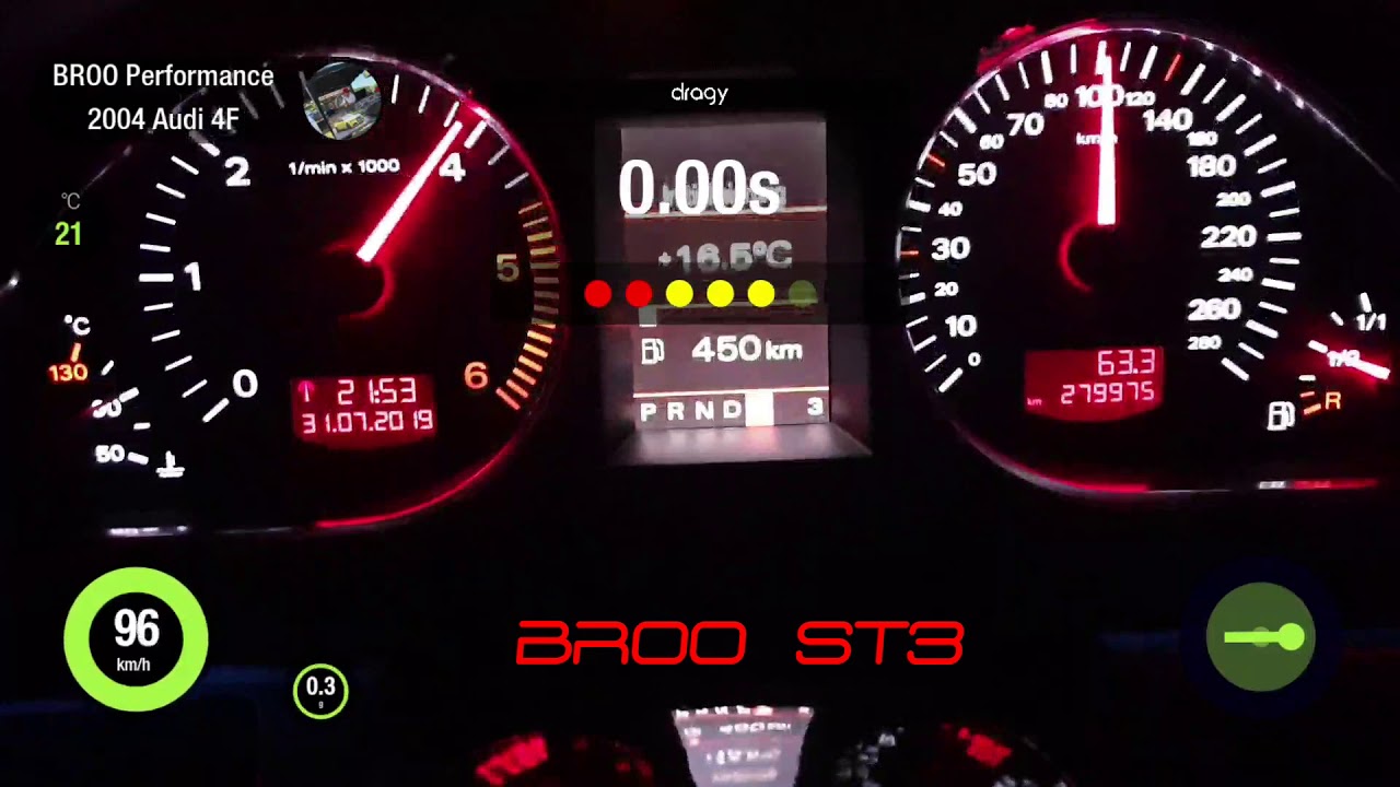 Audi A6 4F 3.0Tdi 225PS BROO ST3 337,3 Ps / 669,5 Nm 100-200 Dragy