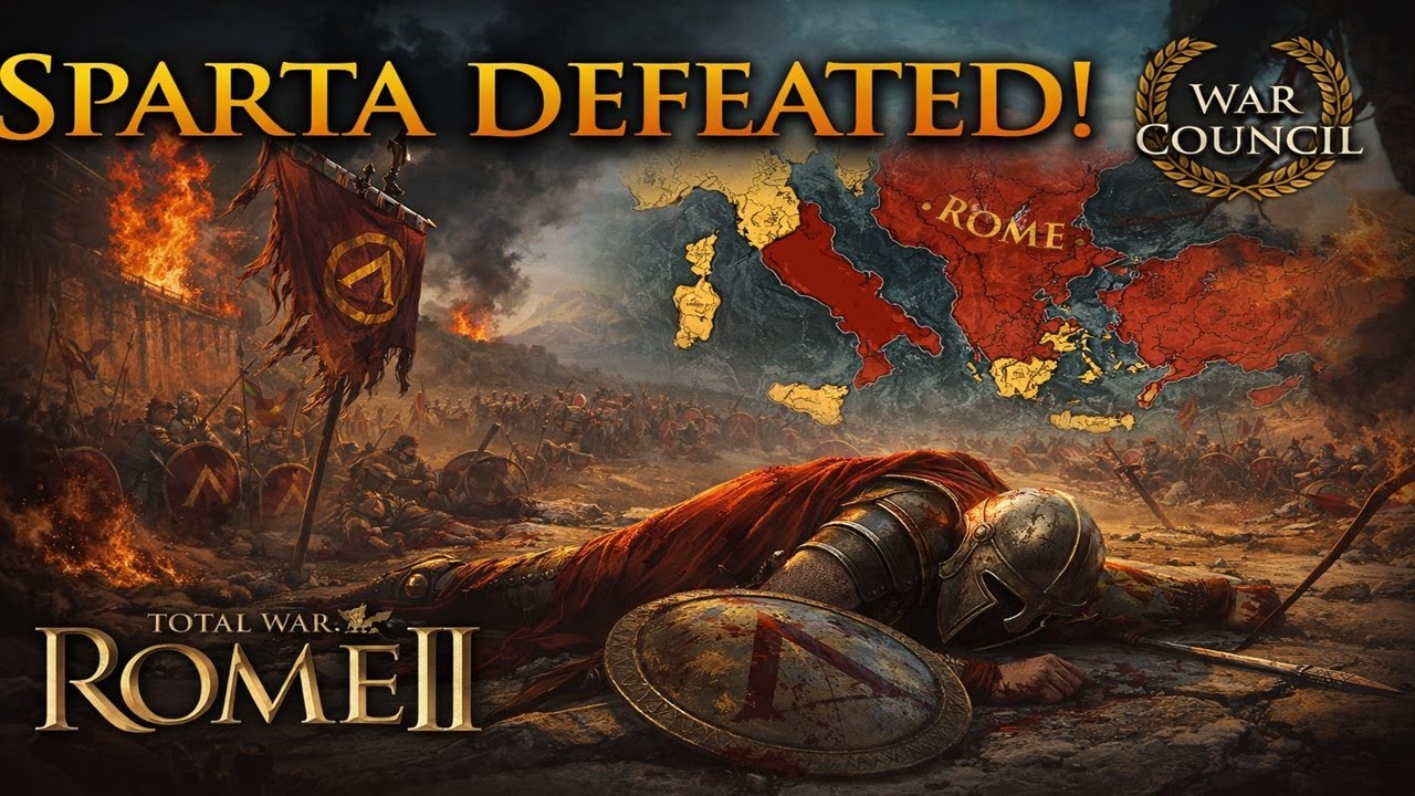 Sparta vs Rome The War council's First Failure Total War Rome II