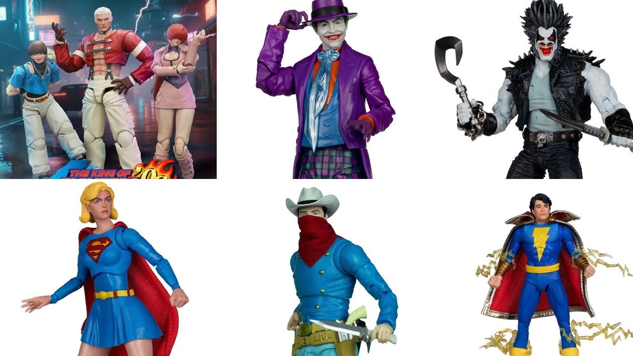 Представлены новые фигурки McFarlane Toys по мотивам комиксов DC Comics King of Fighters от Joytoy.