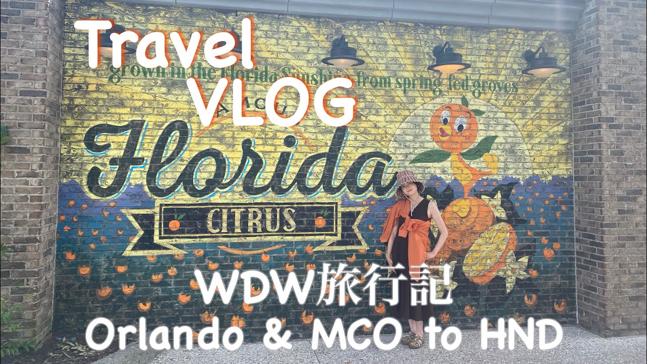 【WDW旅行VLOG vol.5】オーランド／バインランド・アウトレット／ディズニースプリングス／帰国便 デルタ航空