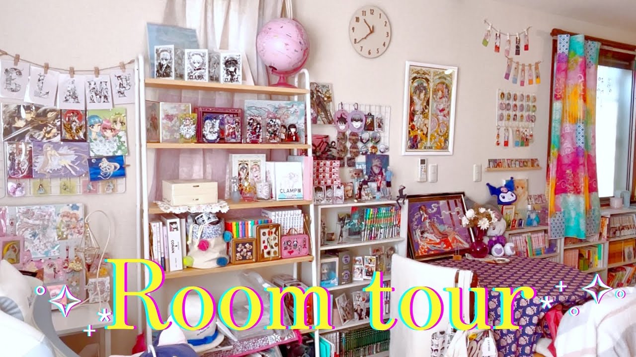 Room tour🌛30代社会人のオタク部屋💖本棚公開📚都内1LDK2人暮らし🏠