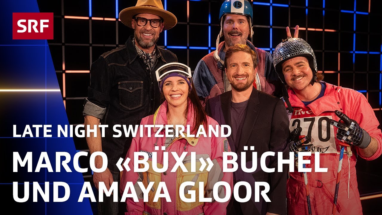 Marco «Büxi» Büchel, Marc Berthod und Tina Weirather | Satire | Late Night Switzerland | SRF