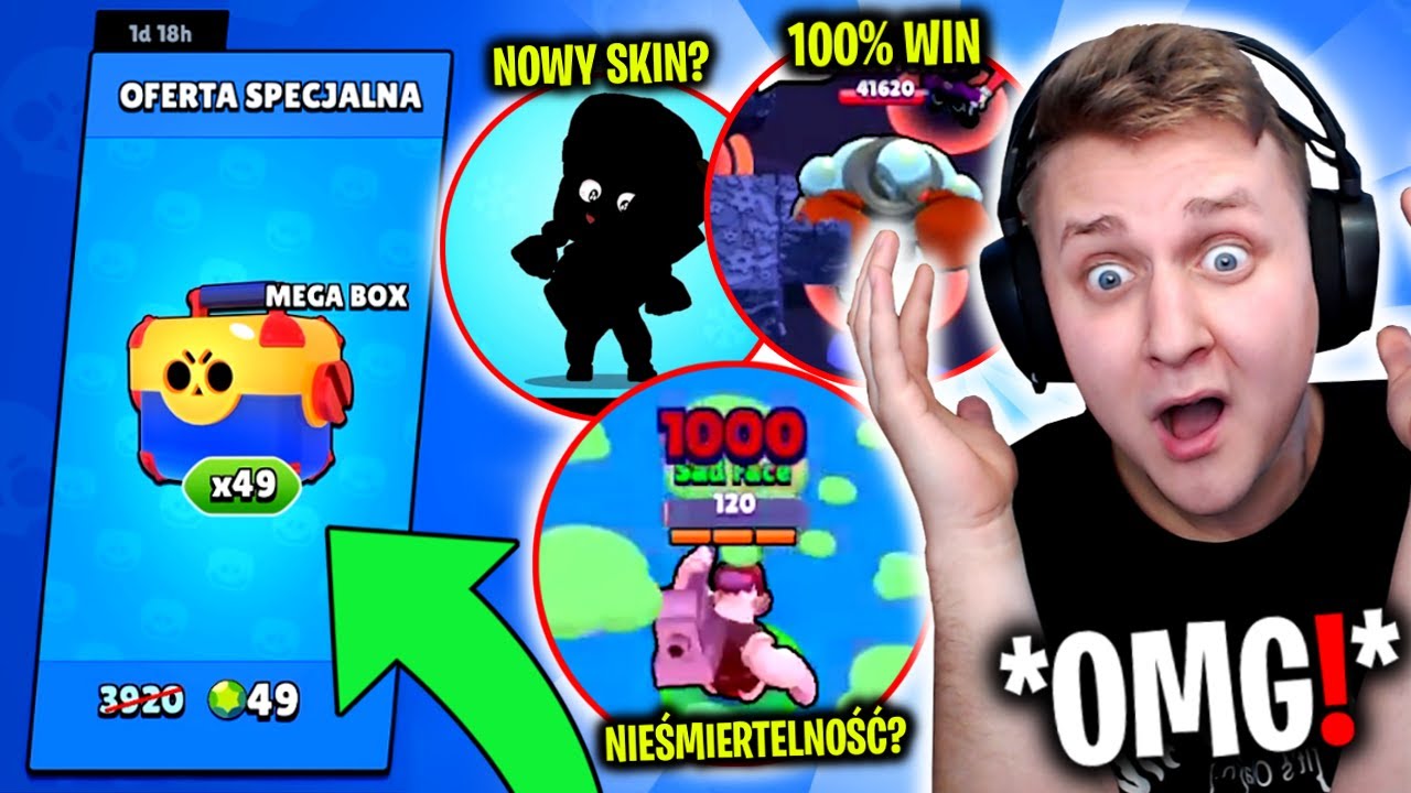 TOP 100 NAJWIĘKSZYCH BŁĘD&Oacute;W i 𝐆𝐋𝐈𝐓𝓒𝓗𝐘 w BRAWL STARS! *49 MEGA BOX&Oacute;W za 49 GEM&Oacute;W!😮* | Da Mian