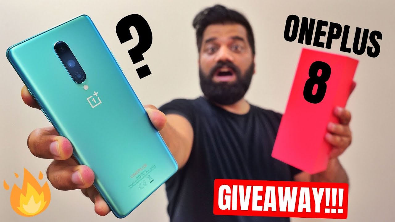 OnePlus 8 Unboxing & First Look - Packs Everything??? GIVEAWAY🔥🔥🔥