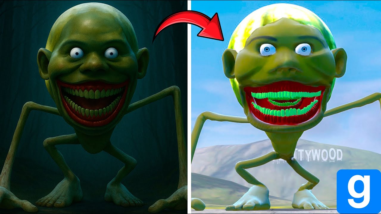 I MADE 3D CURSED SHIN TAPES LIN GANG MELON in Garry's Mod!