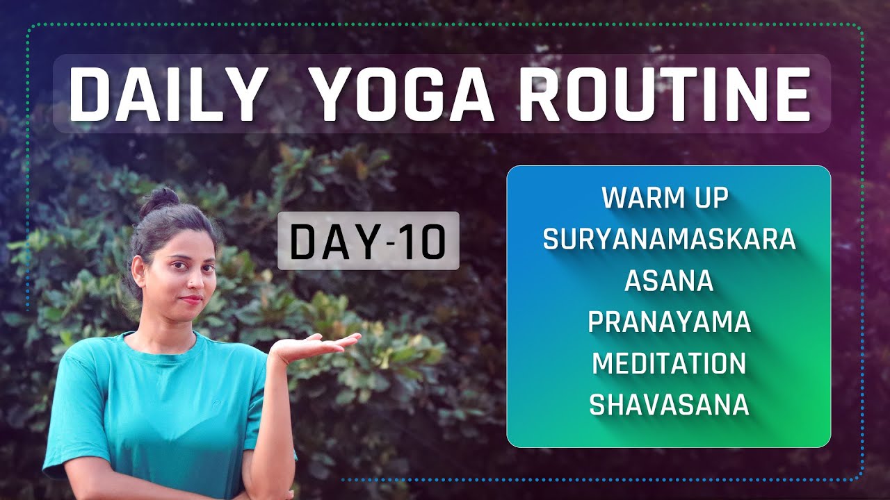 Day 10 of 10 days Daily Yoga Class for Beginners (Follow Along) | Yoga Sessions For Beginners