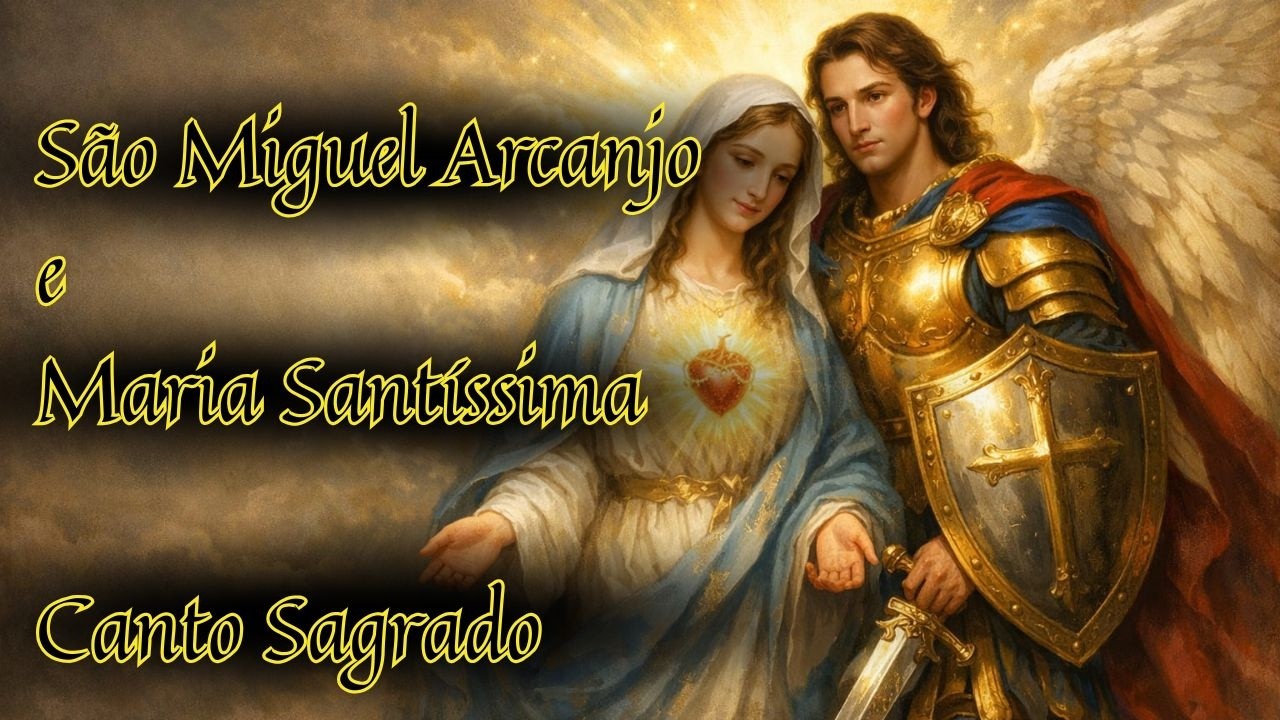 ✨ Oração Cantada a São Miguel Arcanjo e à Virgem Maria ✨#sãomiguelarcanjo #saomiguelarcanjo