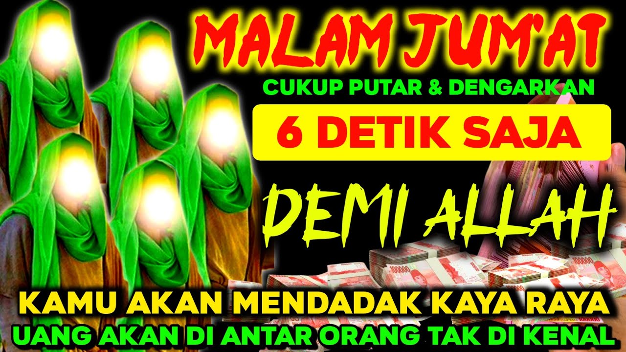 HANYA DI MALAM INI !!! PUTAR AYAT PEMANGGIL UANG, DOA PEMBUKA PINTU REZEKI, DOA NABI SULAIMAN