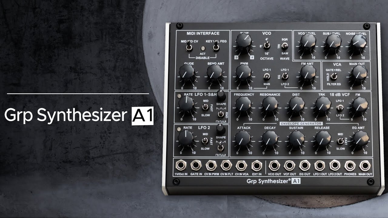 GRP Synthesizer A1 Sound Demo (no talking) with Meris LVX Delay