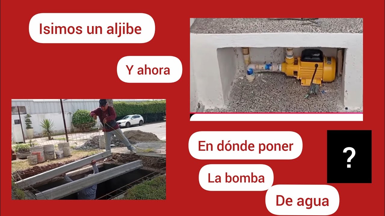 aljibe y bomba periferica