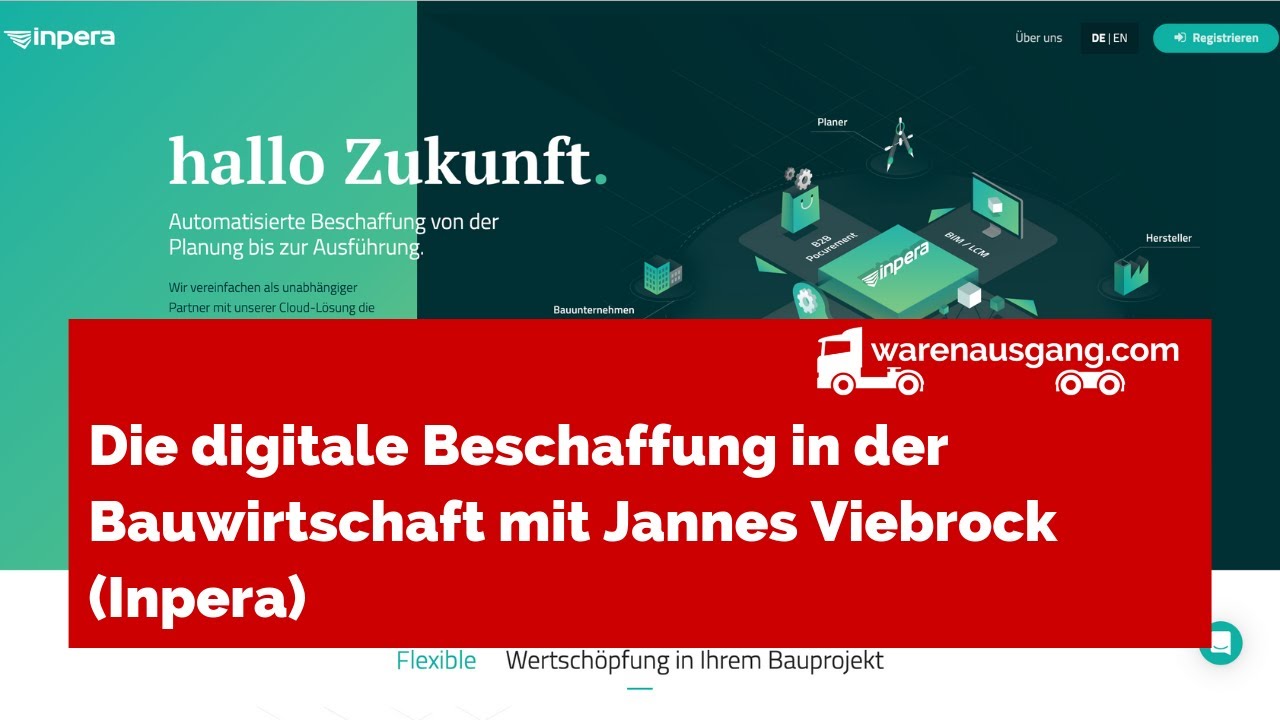 Die digitale Beschaffung in der Bauwirtschaft mit Jannes Viebrock (Inpera)