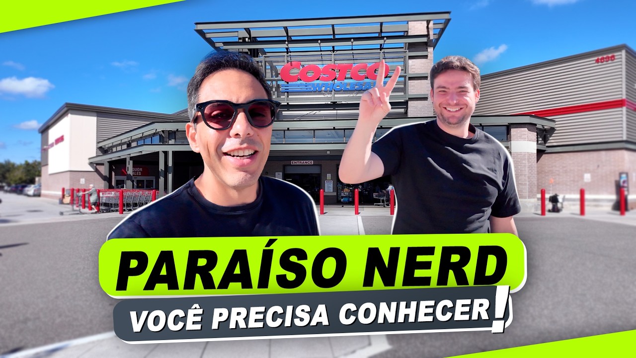 Lugares que os Nerds Piram. Levei o Tony no Costco e BestBuy 