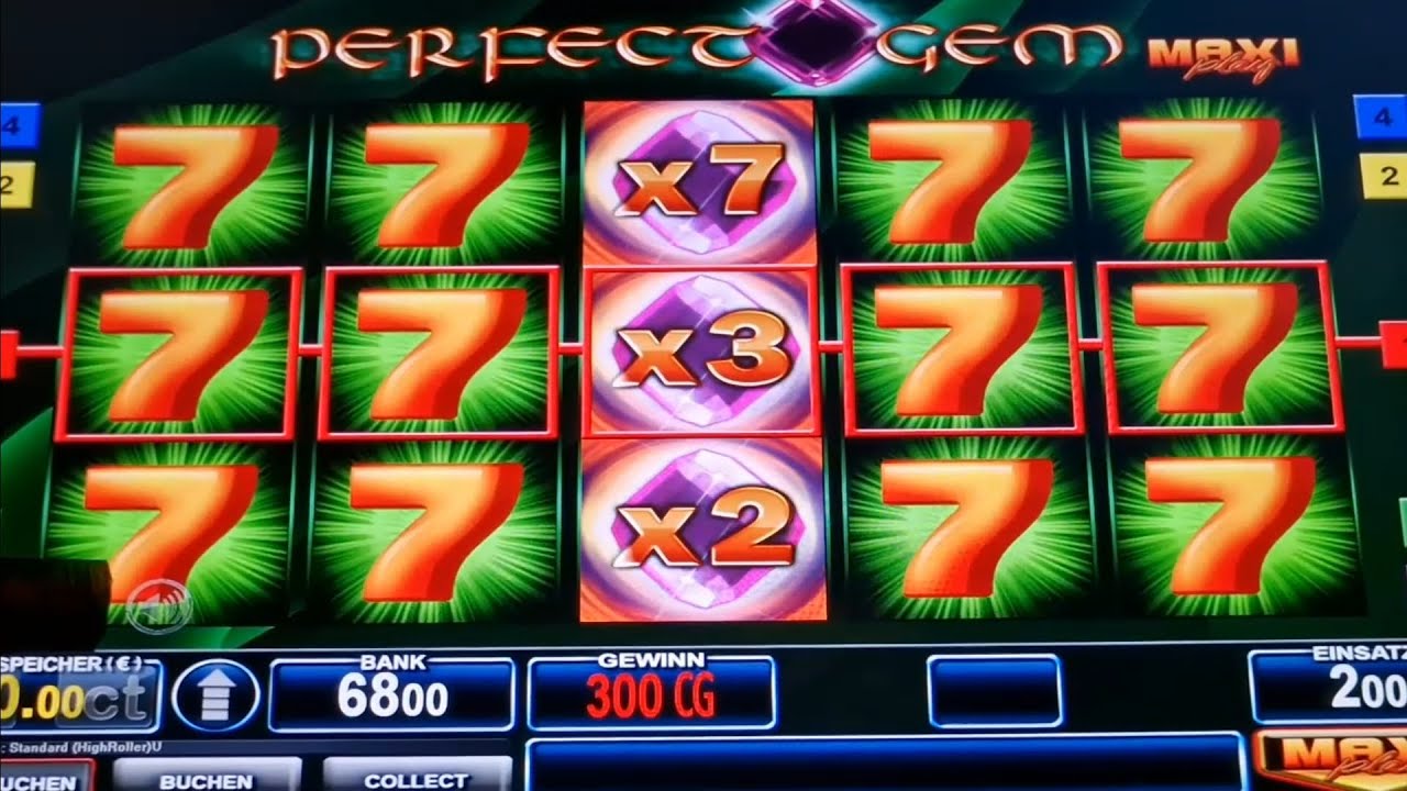 Vollbild 7er auf 2 Euro Fach Mega Jackpot Bally Wulff Spielautomaten Casino Freispiele 