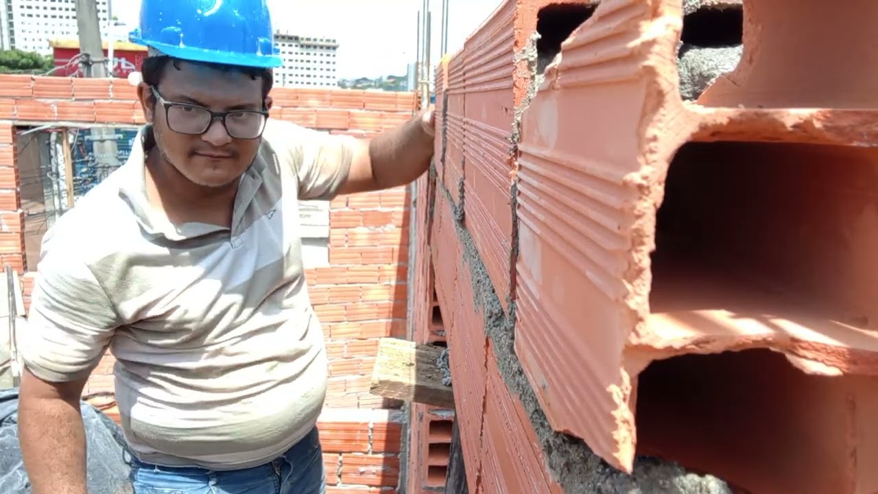 Finalizando as últimas fiadas de bloco.