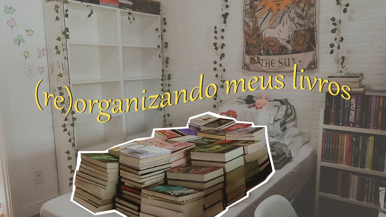 (re)organizei & limpei TODA a minha estante *vlog*
