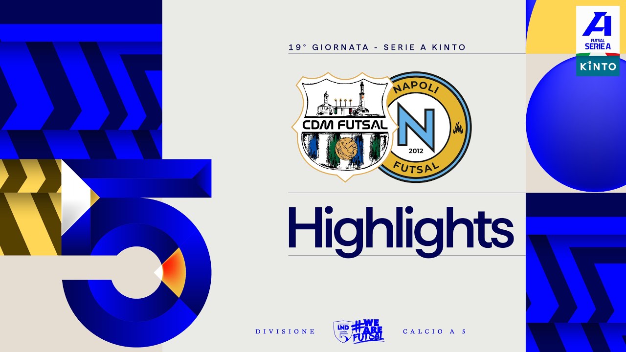 CDM Futsal-Napoli Futsal 2-4 | Gol e highlights | 19ª giornata | Serie A KINTO 2025/2026