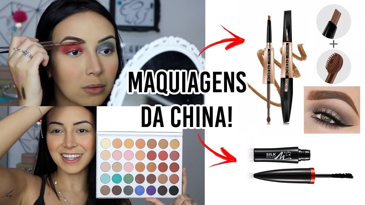 TESTANDO MAQUIAGENS DA CHINA - BANGGOOD