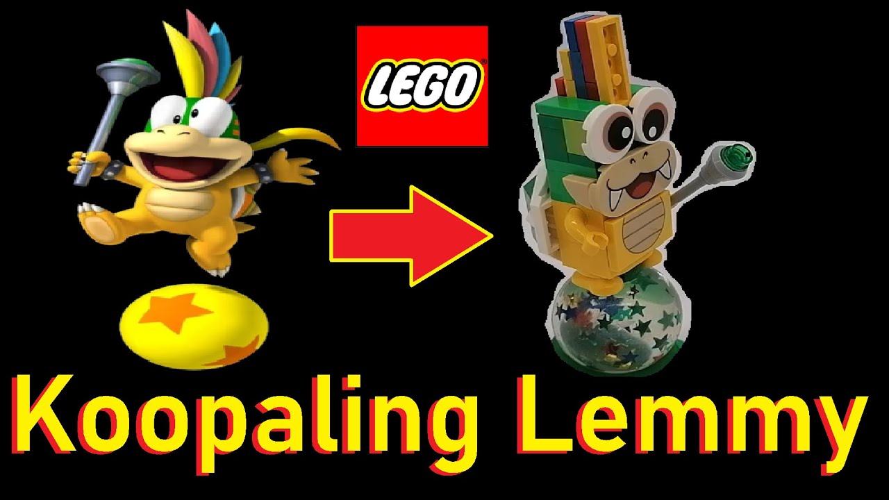 LEGO&reg; Super Mario Koopaling Lemmy New Character  (MOC)