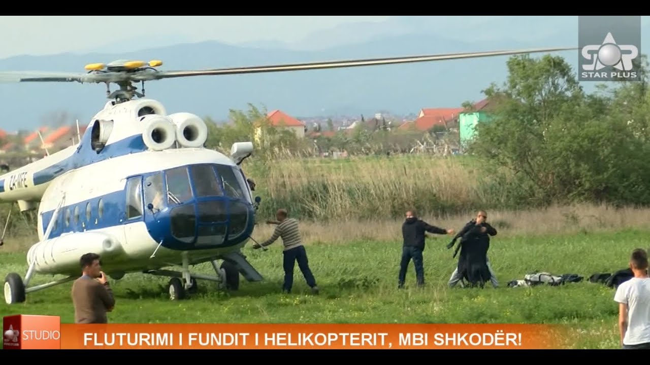 FLUTURIMI I FUNDIT I HELIKOPTERIT, MBI SHKODËR!