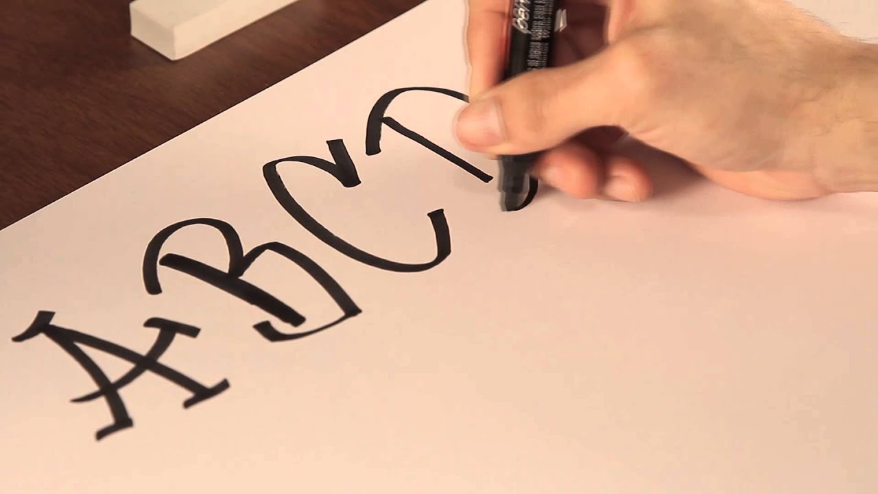 C&oacute;mo dibujar letras de graffiti : Tips de dibujo