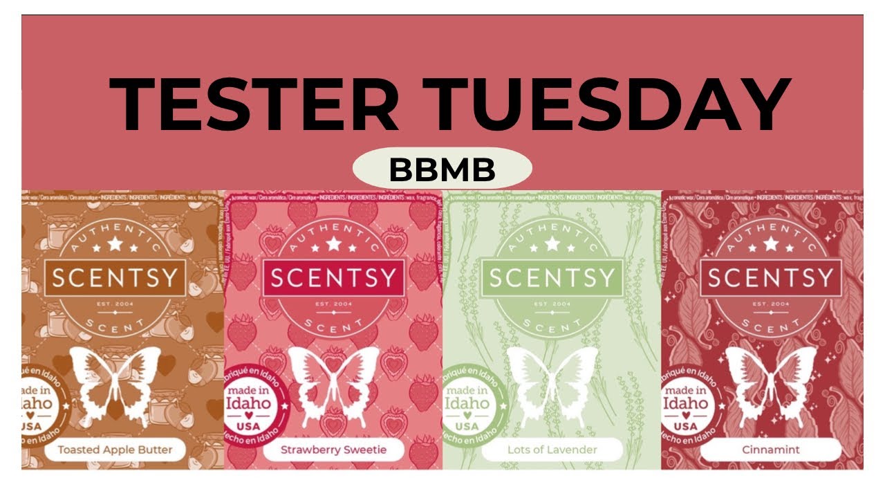 Tester Tuesday Toasted Apple Butter, Strawberry Sweetie, Lots of Lavender & Cinnamint (Scentsy)  223