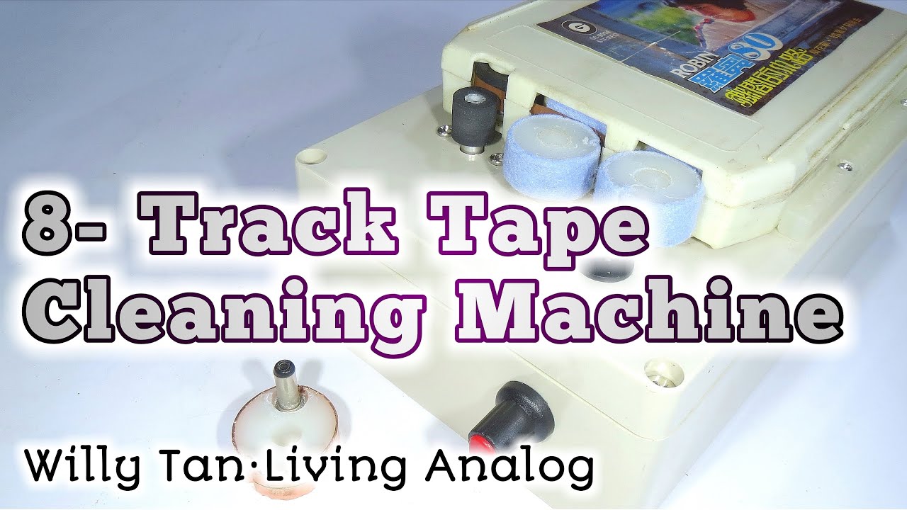 8-Track Tape Cleaning Machine / 8軌匣式錄音帶洗帶機