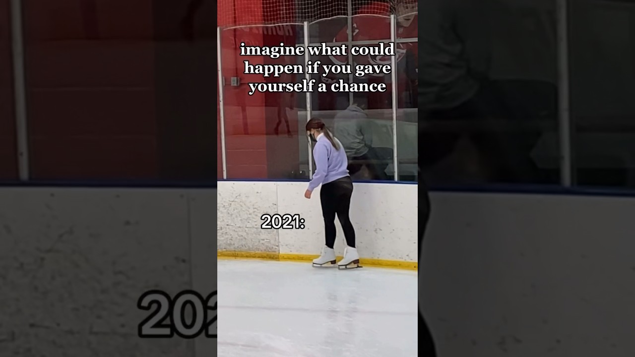 2 year figure skating progress! #figureskater #figureskating #iceskater #iceskating #wintersports