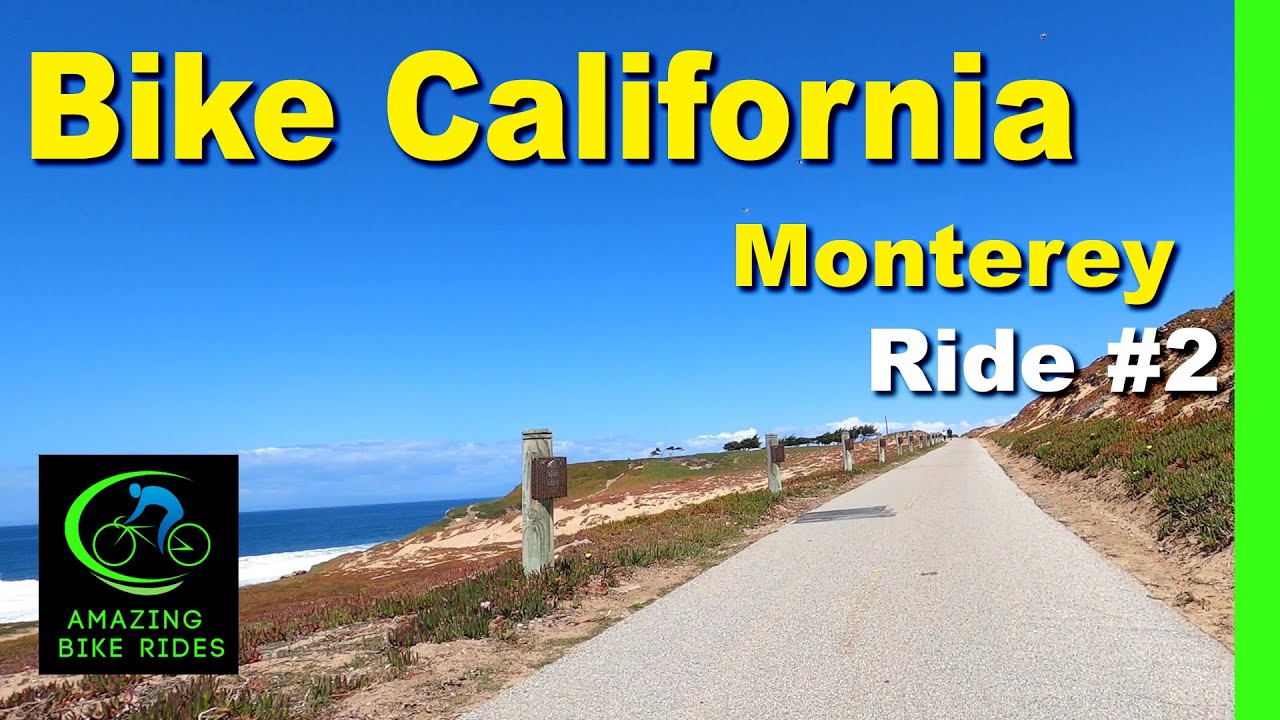 30 Minute Virtual Bike Ride | Pacific Grove California | Beach Ride | Indoor Cycling Workout