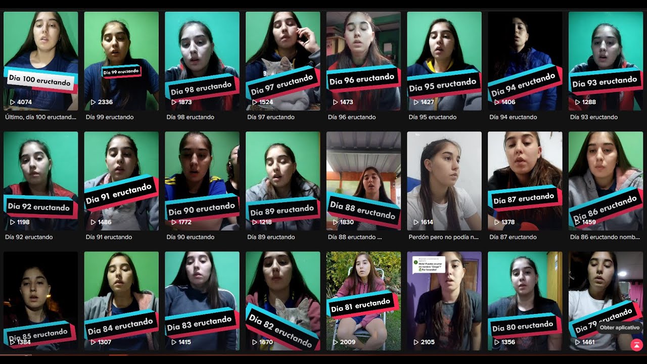 Ludmila Fernández 100 dias eructando (burping)