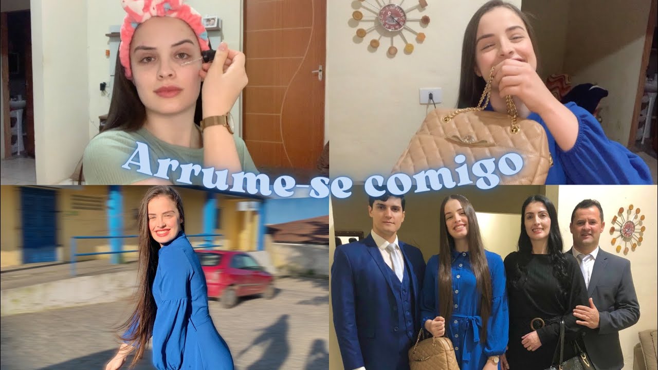 Arrume-se comigo para minha 2º Santa Ceia✨💙| Paloma Vivian
