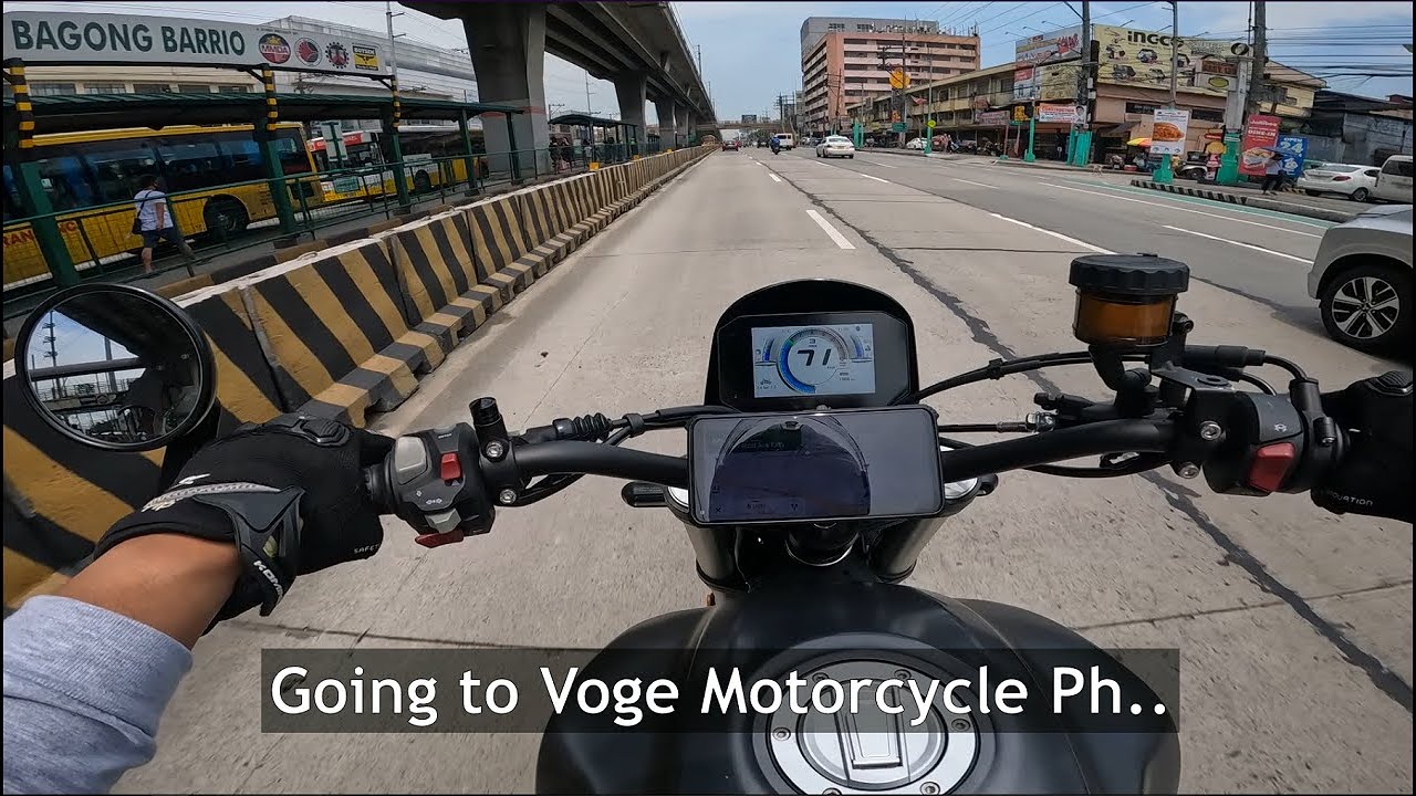 Voge 500AC - Edsa Run (no music, Exhaust Sound only)