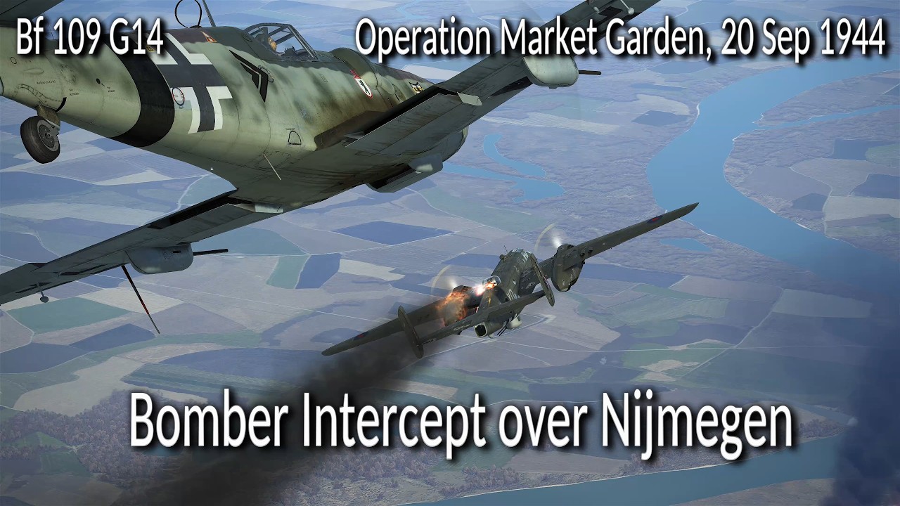 Bf 109 G14: Double ace in a day over Nijmegen | Cinematic WW2 Air Combat Missions