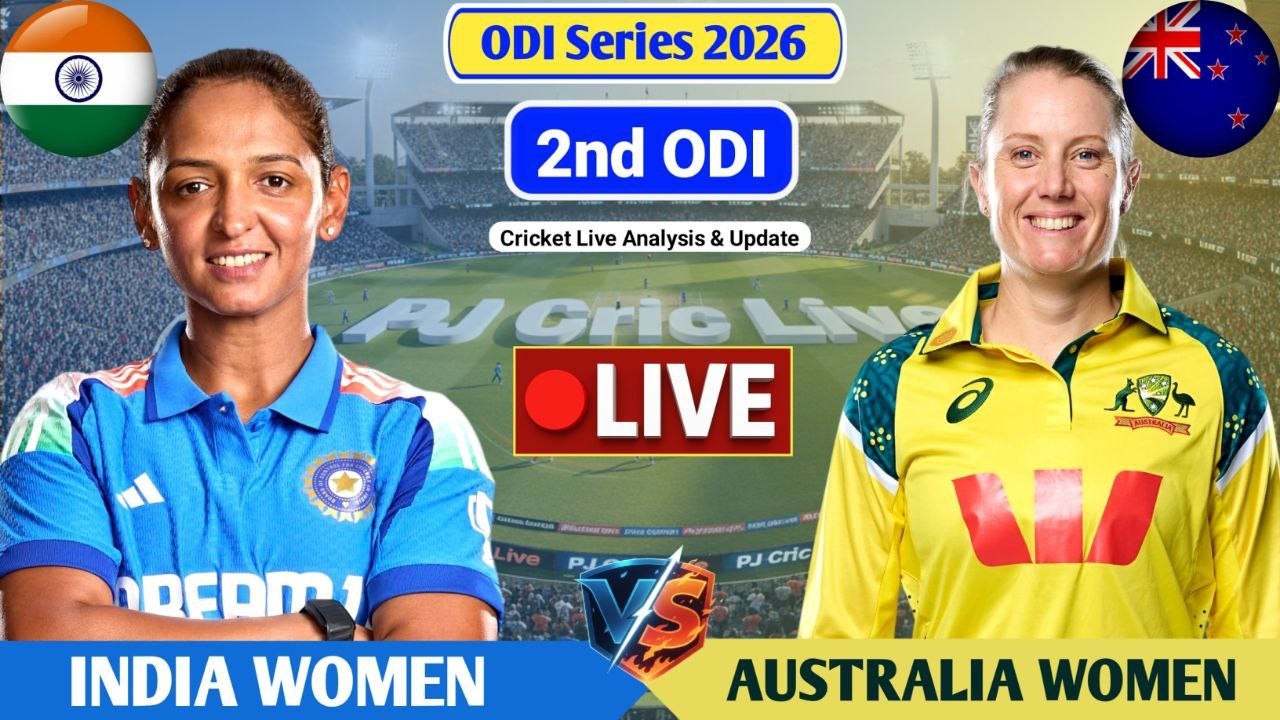 Australia W Vs India W 2nd ODI Match | Live Score Analysis & Discussion | AUSW vs INDW ODI Live